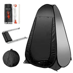 Petgin Pop Up Tent Upgrade Privacy Shower Tent Portable Outdoor Sun Shelter For Toilet Camping Biking Beach-Black,With Folding C