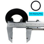 Betobier 4 Pcs Universal Kayak Paddle Drip Rings-For Kayak And Canoe Paddles - No More Sliding Up And Down (Black)