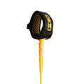 FCS 6 All Round Essential Leash Mango | Lightweight & Durable 9ft Surf Leash for 2-8ft Waves, in-Cuff Silicone Grip, Comfortabl