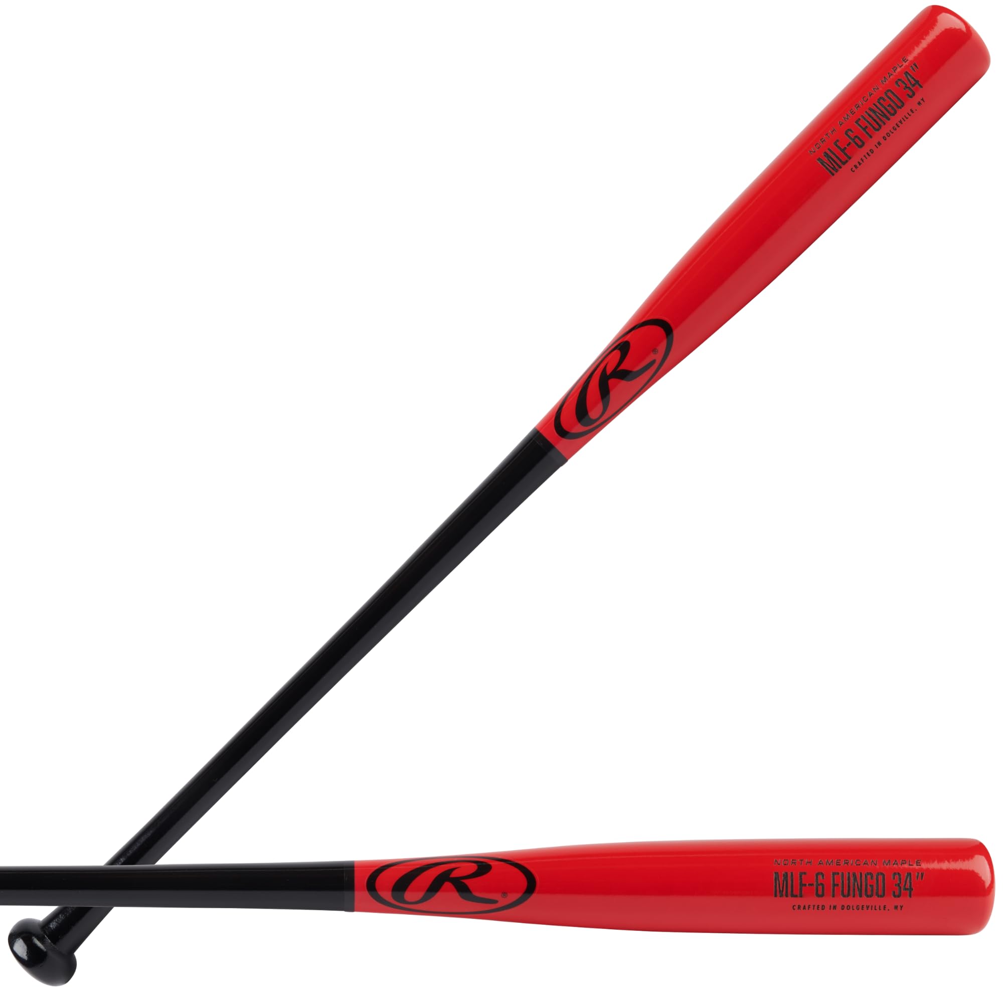 Rawlings | Maple Training FUNGO Bat | Baseball/Softball | 34    | Infield | Black/Red