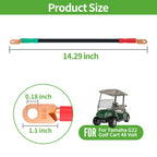 10L0L Golf Cart Battery Cables 4 Gauge For Yamaha G2 G8 G9 36V, Golf Cart Club Car Ds 95+ 48V, Club Car Ds 1981+ 36V, Welding Ba