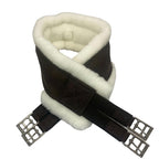 Intrepid International English Girth With Fleece - Breathable Lightweight Horse Girth For English Saddle, Double Elastic Easy At