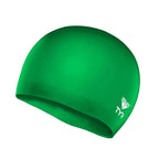 Tyr Wrinkle Free Junior Silicone Cap, Apple Green