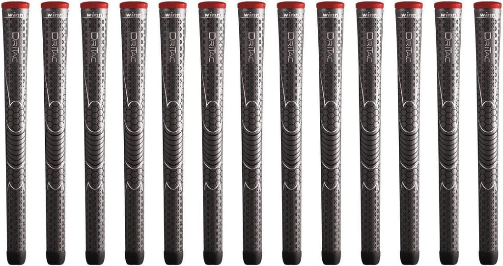 Winn Dri-Tac Standard Dark Gray 13 Piece Golf Grip Bundle (