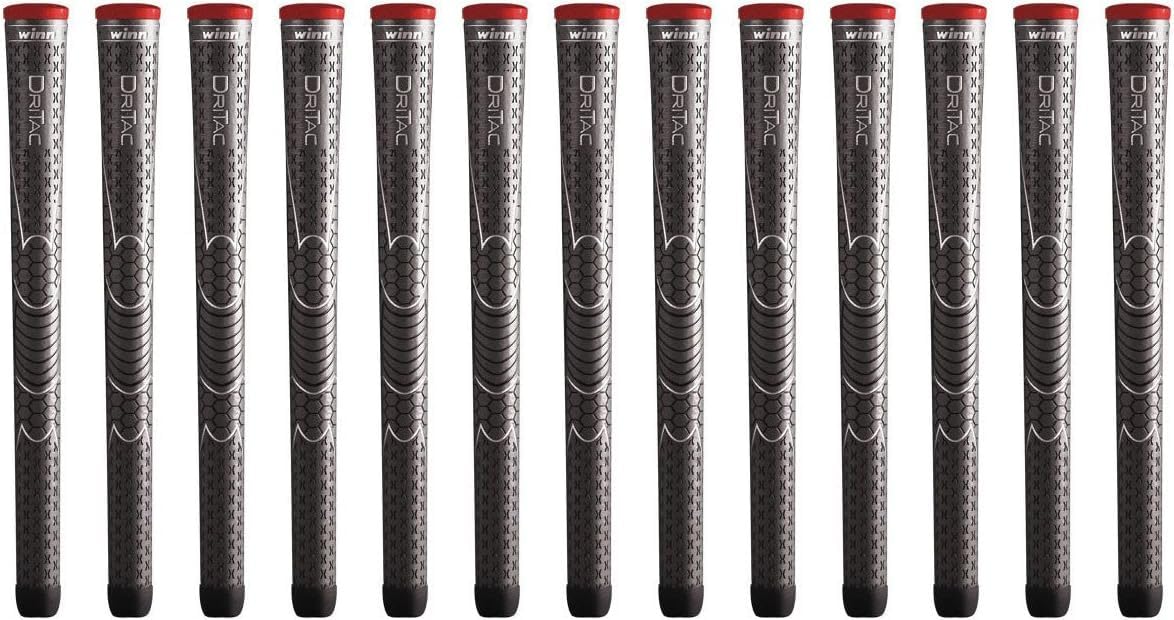 Set Of 13 Winn Dritac Avs Midsize Gray Golf Grip