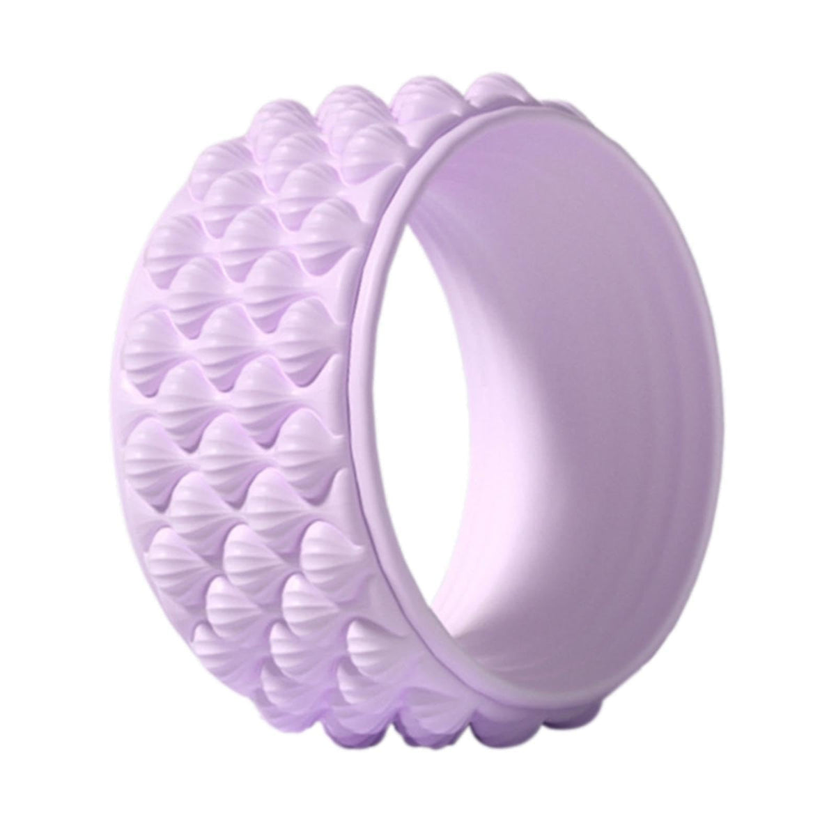 UJEAVETTE Back Wheel Roller Stretching Yoga Circle Wheel for Supplies Fitness Exercise Purple