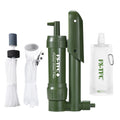 FS-TFC Pocket Water Filter Survival 0.01 Micron Water Purifier Emergency Survival Gear for Drinking Backpacking Hiking Camping O