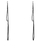 Rad Sportz Double Kayak Storage Straps Garage Canoe Hangers With 100 Lb Capacity, Black