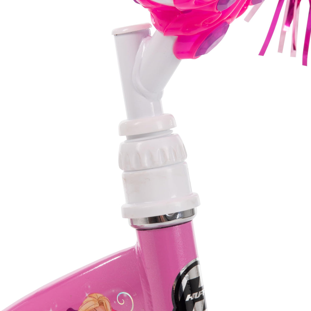 Huffy Disney Princess 12'' Pink Girls' Bike, Ideal For Ages 3-5 Years Old, Removable Training Wheels, Sturdy And Durable, Heart