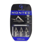 G5 Outdoors Montec 100 Grain 1-1/16'' Cut Broadheads (3 Pack)