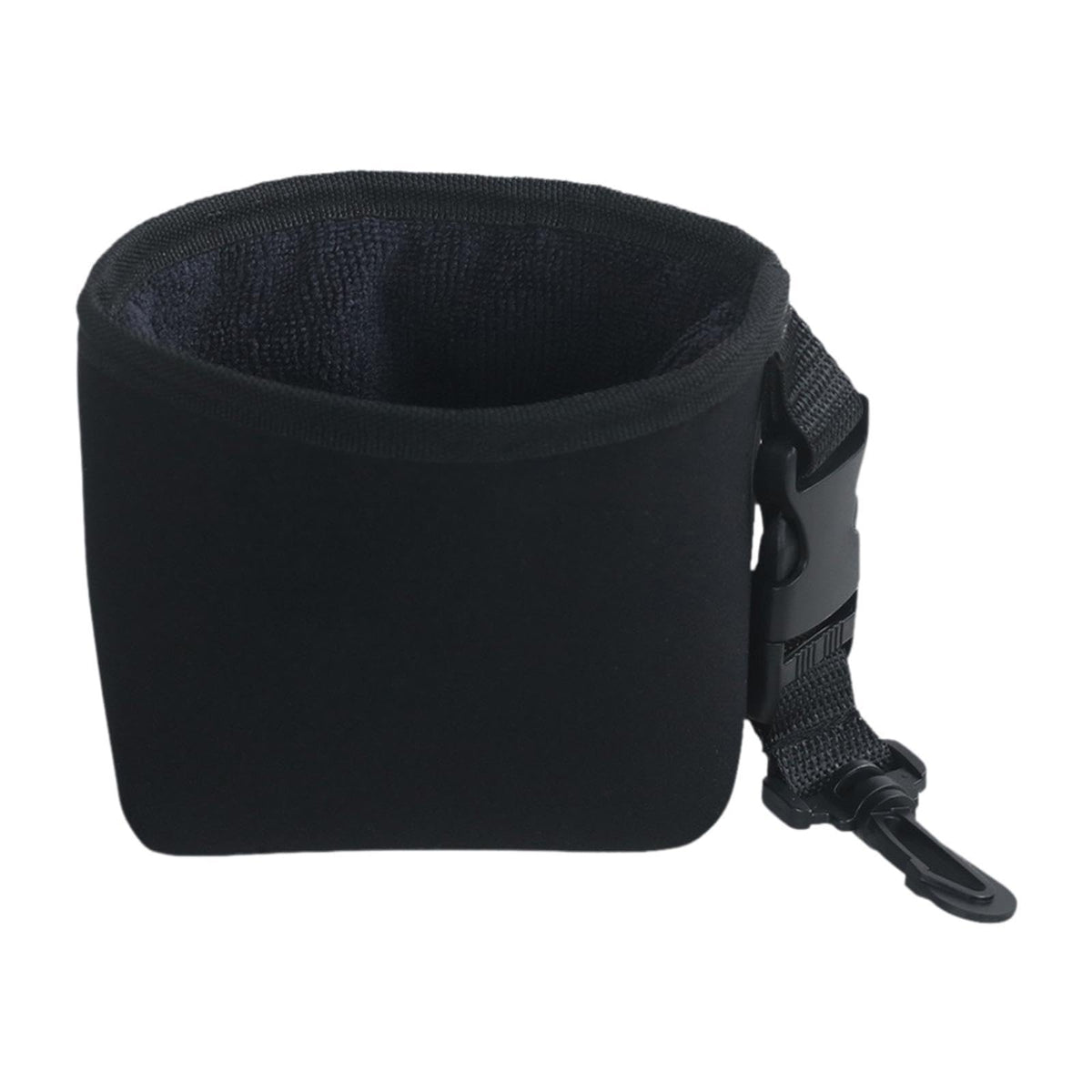PEXORVA Golf Club Cleaning Bag Scrub Bag Pouch for Outdoor Activities Gifts Exercise Black
