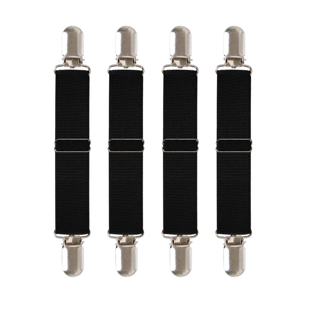 Boncas Improved Adjustable Elastic Boot Clips Boot Straps Pant Clips Stirrups Leg Straps Keeping Your Pants Tucked