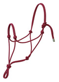 Silvertip Weaver Leather No. 95 Rope Halter Black/Gray/Red, Large