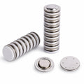 Magnet 18 mm Round Badge Magnet 5 Pieces  Self Adhesive Magnetic Disc for Button Badges, Brooches, Name Badges, Art & Craft Pro