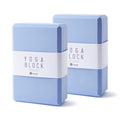 Yoga Blocks, High Density Eva Foam Blocks For Yoga, Pilates, Meditation, Aid Balance, Support And Deepen Poses - Non-Slip Lightw