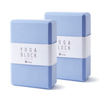 Yoga Blocks, High Density Eva Foam Blocks For Yoga, Pilates, Meditation, Aid Balance, Support And Deepen Poses - Non-Slip Lightw