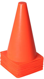 Alyoen 9 Inch Orange Traffic Cones, Plastic Sports Cones, Soccer Training Cones For Outdoor Activity & Festive Events (Sets Of 1