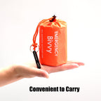 5 Pack Emergency Sleeping Bags Survival Bivvy Sack With Whistles, Lightweight Portable Survival Gear For Outdoor Camping Hiking