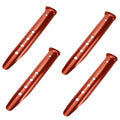 Kumgrot 4 Pcs Snow Sand Tent Stakes Stakes Pegs U-Shaped Beach Tent Nails Aluminum Alloy 9'' Lightweight Tent Pegs For Boating H