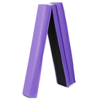 Zeny 9Ft Folding Gymnastics Balance Beam Low Floor Balance Beam Bar With Anti-Slip Base Extra Firm Foam Walking Beams Home Balan