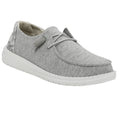 Hey Dude Women's Wendy Stretch Fleece Glacier Grey Size 9 | Women's Shoes | Women's Slip On Shoes | Comfortable & Light-Weight