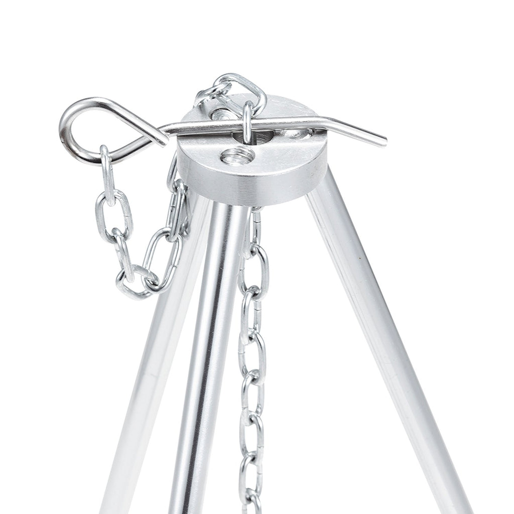 Solo Stove Tripod Camping Accessories Compact Lightweight Aluminum Tripod W/Adjustable Hang Chain, Perfect For Titan And Campfir