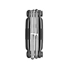 Crankbrothers Multi Tool M 5 Bike Tool - Mtb Multi-Tool Black Midnight Edition - 5 Bicycle Tools (5 In 1 Tool), Ergonomic And Li