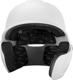 Marucci Duravent Batting Helmet, Nocsae Certified, White, Junior