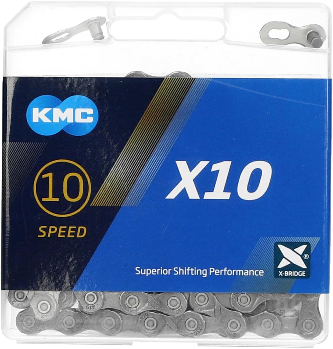 KMC Unisexs X10 Chain, Grey, 114 Link