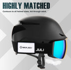 Maxjuli Ski Goggles Pass Holder (Red)