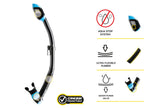 Cressi Supernova Dry, Black/Blue