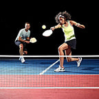 Franklin Sports Half Court Size Pickleball Net By Franklin Pickleball - Includes 10Ft Net, (2) Paddles, And (2) X-40 Usa Pickleb