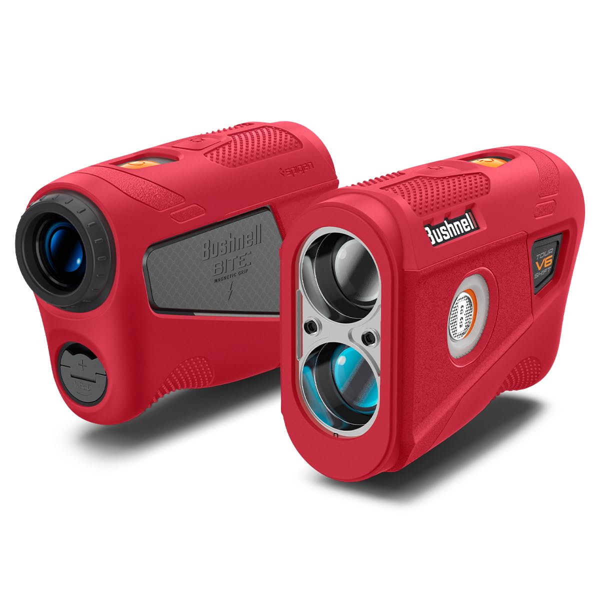 Spigen Golf Silicone Fit Rangefinder Case Designed For Bushnell Rangefinder Tour V6 Shift Protective Cover Carrying Case Golf Ra