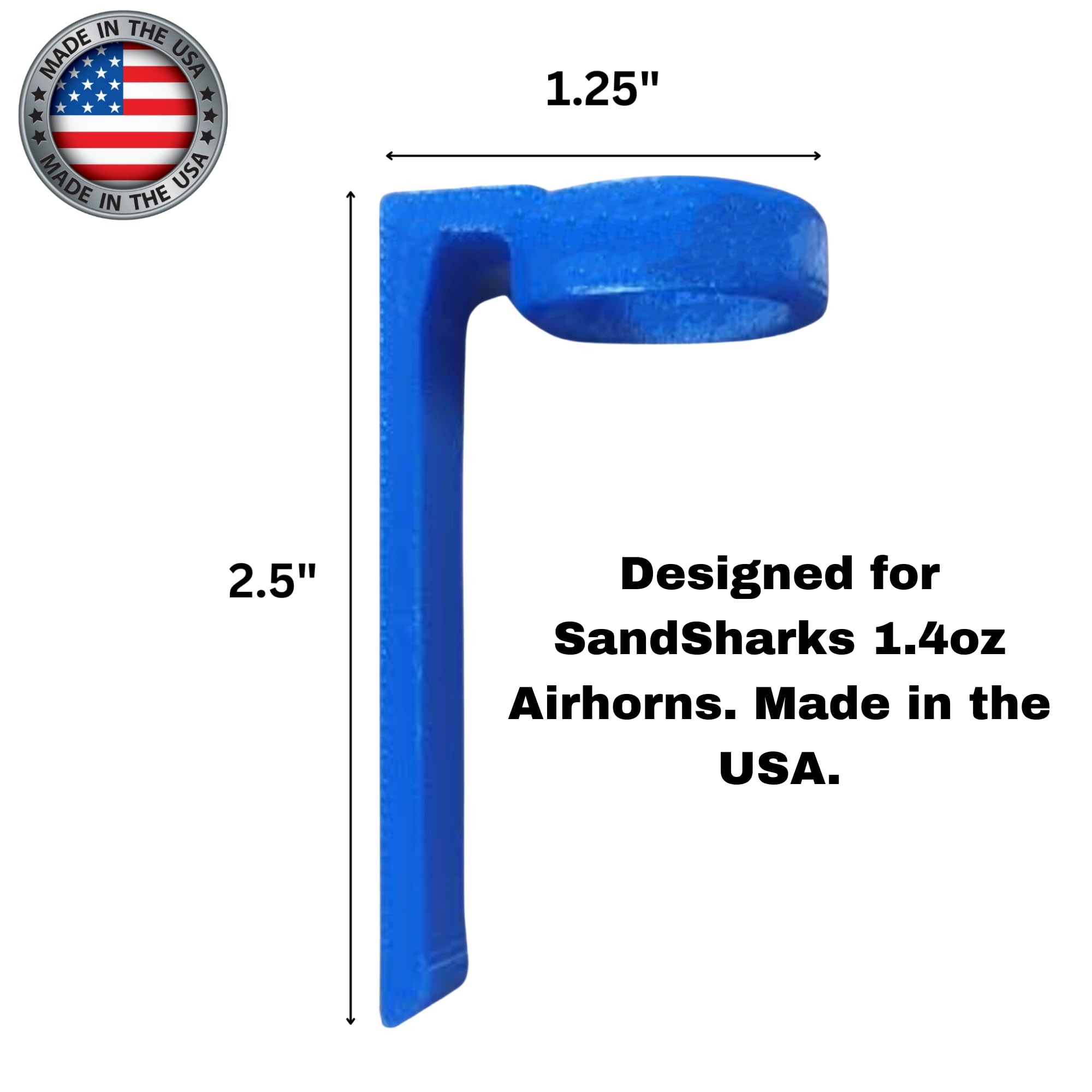 2Pk Clip Set For 1.4 Oz Emergency Air Horn (Air Horn Not Included)