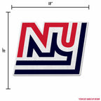 Rico Industries Nfl Football New York Giants Retro Shape Cut Pennant - Home And Living Room D  Cor - Soft Felt Ez To Hang