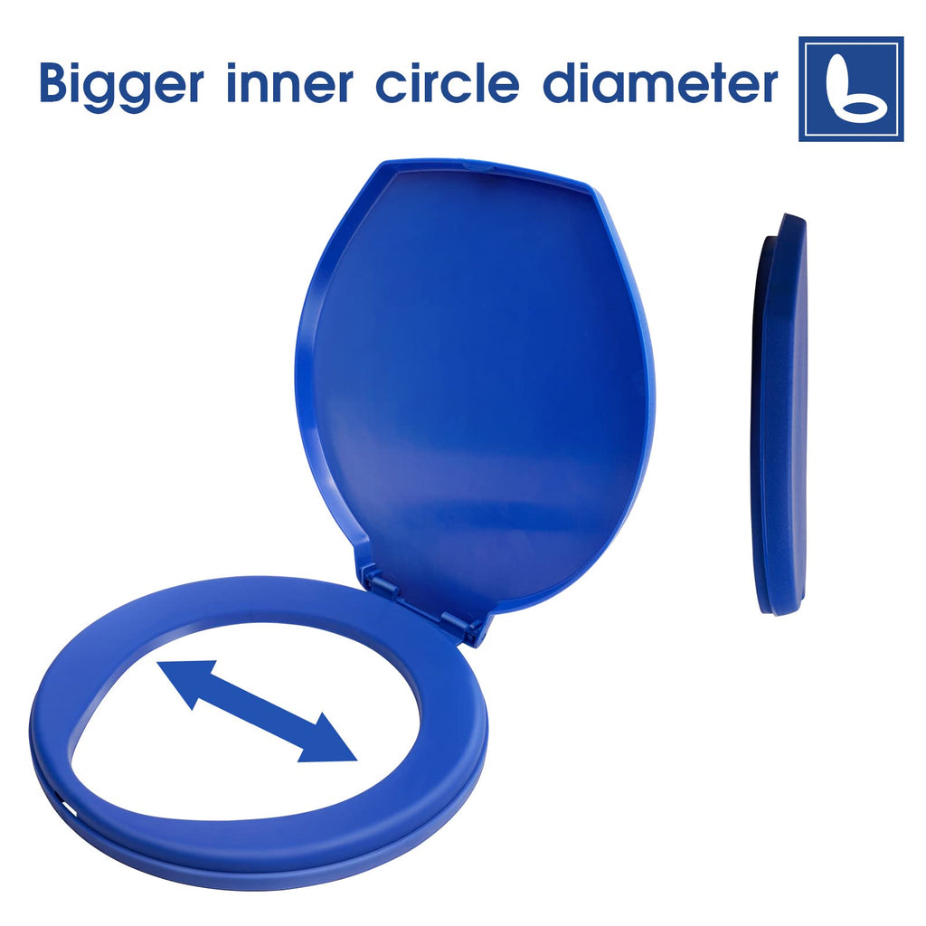 Portable Toilet Seat For 5 Gallon Bucket Emergency Outdoor Camping Snap On Luggable Loo Toilet Cover For Adults And Kids