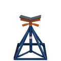 Brownell Boat Stands KS1 Stackable V-Top Boat Keel Stand - Adjustable 20 to 32 (51-81 cm), Blue