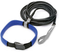 NZ Manufacturing StretchCordz Long Belt Slider Swim Resistance Belt Silver 3-8 Lbs