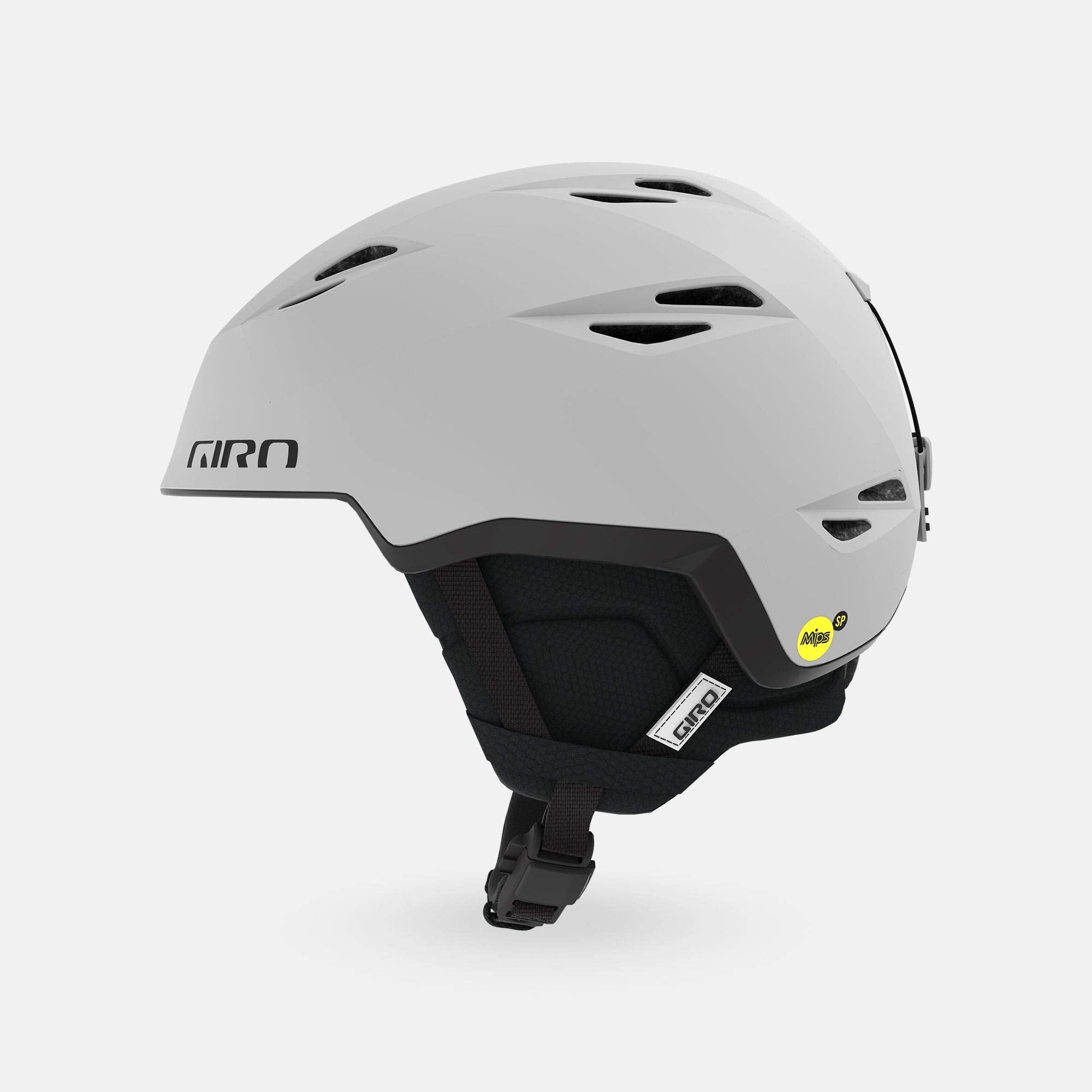 Giro Grid Spherical MIPS Ski Helmet - Snowboard Helmet for Men & Women - Matte Light Grey - L (59-62.5cm)