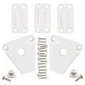 Neverbreak Parts - Igloo Cooler Replacement Parts - Large White Kit (3 Hinges, 2 Latches With Posts And Screws)  High Strength I