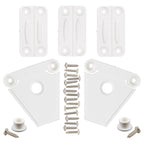 Neverbreak Parts - Igloo Cooler Replacement Parts - Large White Kit (3 Hinges, 2 Latches With Posts And Screws)  High Strength I