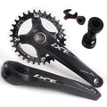 BUCKLOS IXF 104 BCD 30-52T Mountain Bike Crankset -Hollow Integrated MTB 170mm Crank Set- Aluminum Alloy Bike Crankset with Narr