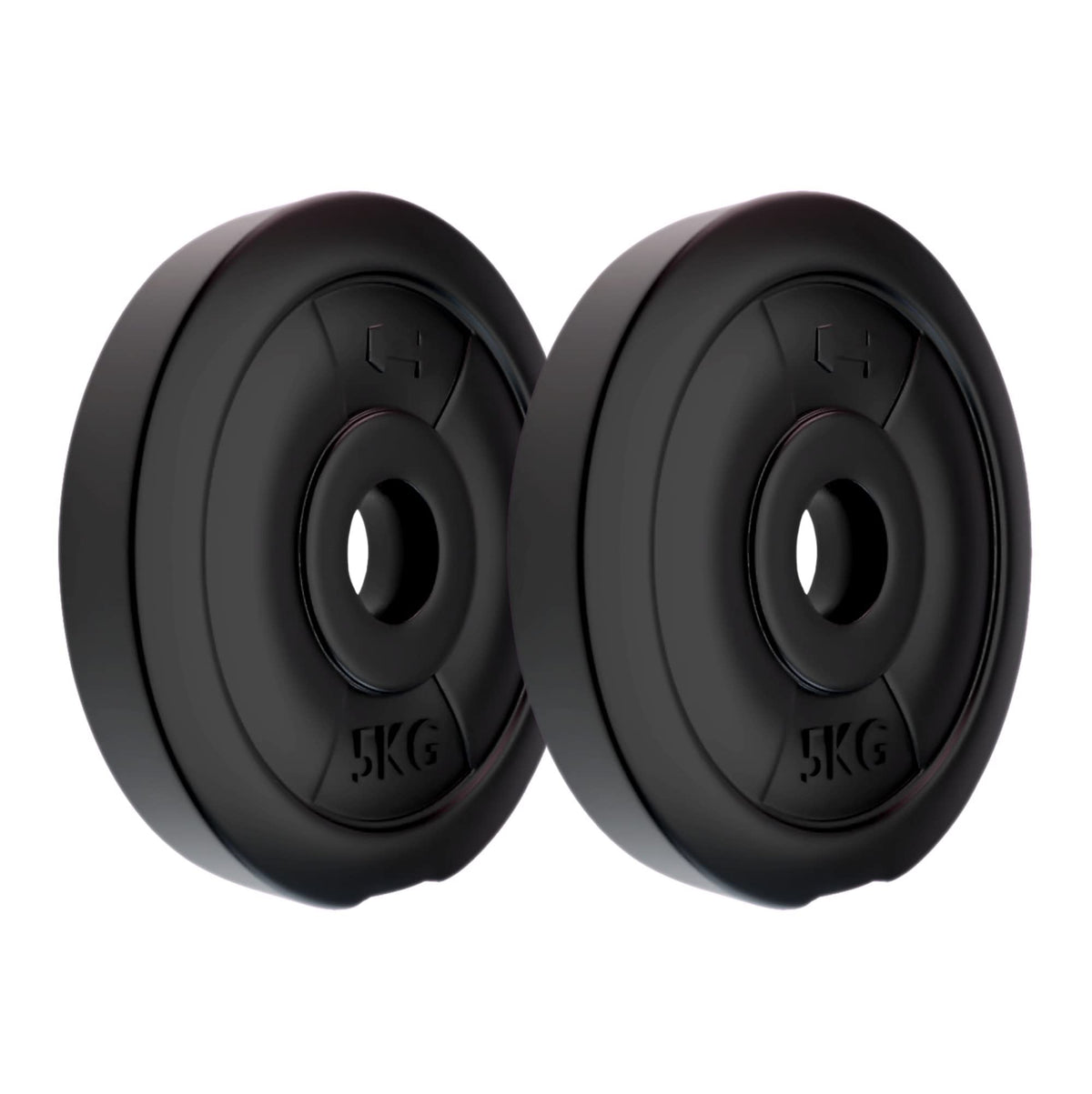 Kore RW PVC Plate10KG (5 KG X 2) Weight Plate, Black