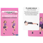 Puredrop Gymnastics Training Equipment Aid Cards: Great Training Drills For Solo Practice. Exercises And Workouts For At Home. F