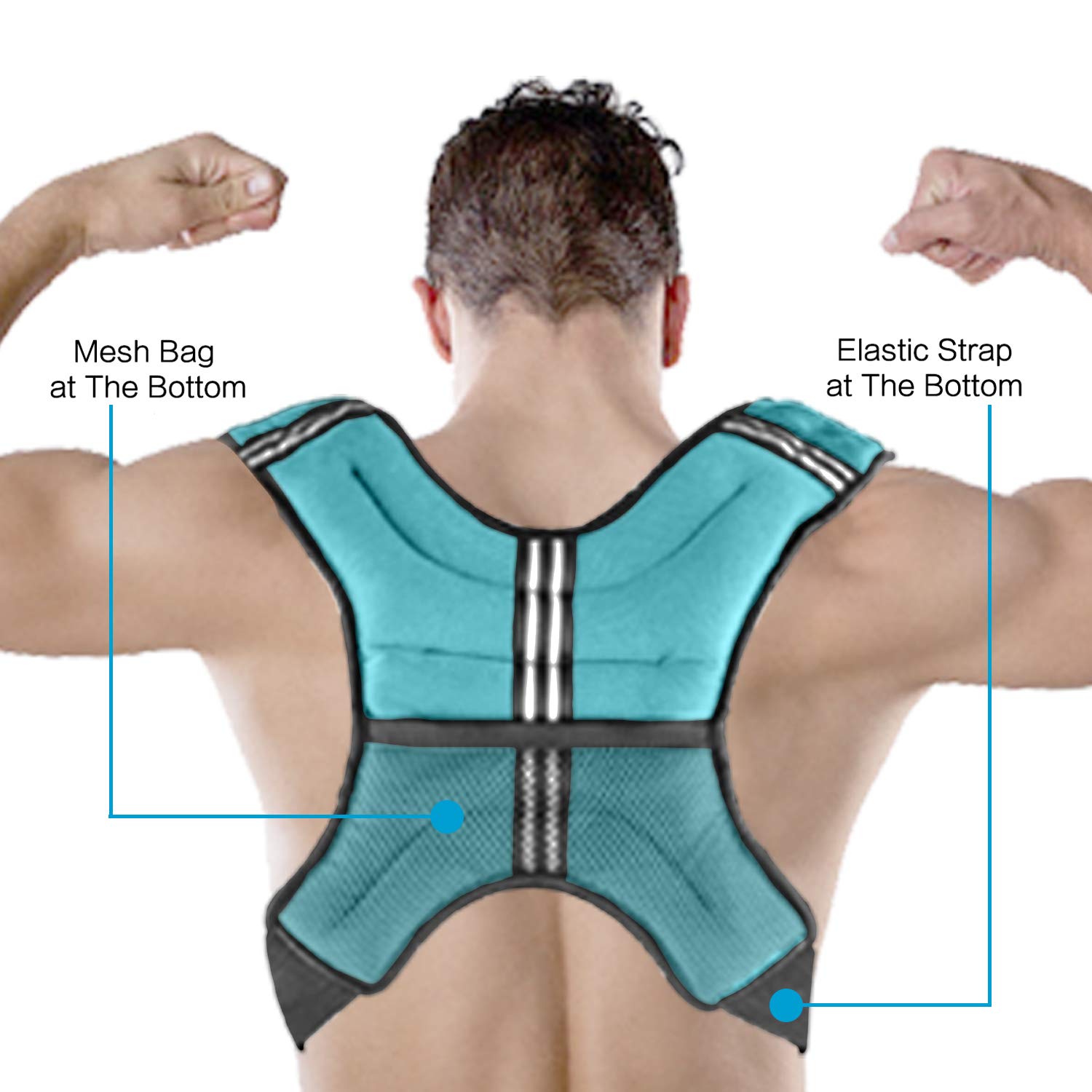 Henkelion Weighted Vest Weight Vest For Men Women Kids Weights Included, Body Weight Vests Adjustable For Running, Training Work