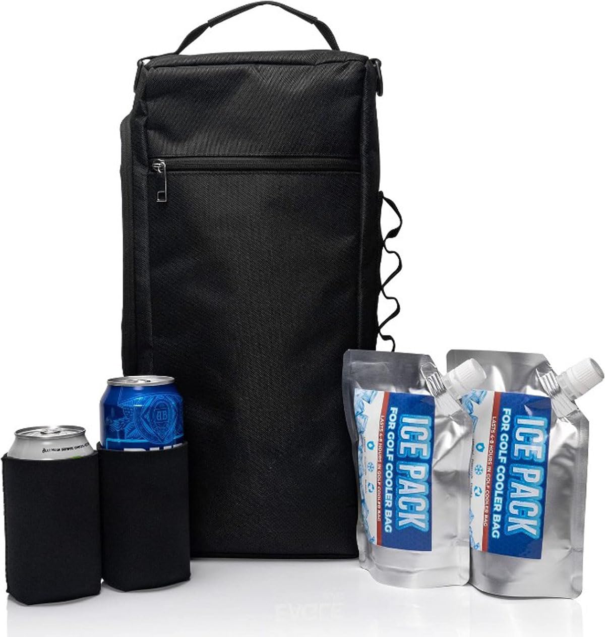Ultimate Cooler Bag For Golf, Sports, Outdoor Enthusiasts: Convenient Insulated Travel Bag With Ice Packs And Koozies - Enjoy Co