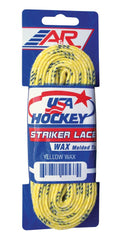 A&R Sports Usa Waxed Hockey Laces, 84-Inch, Yellow
