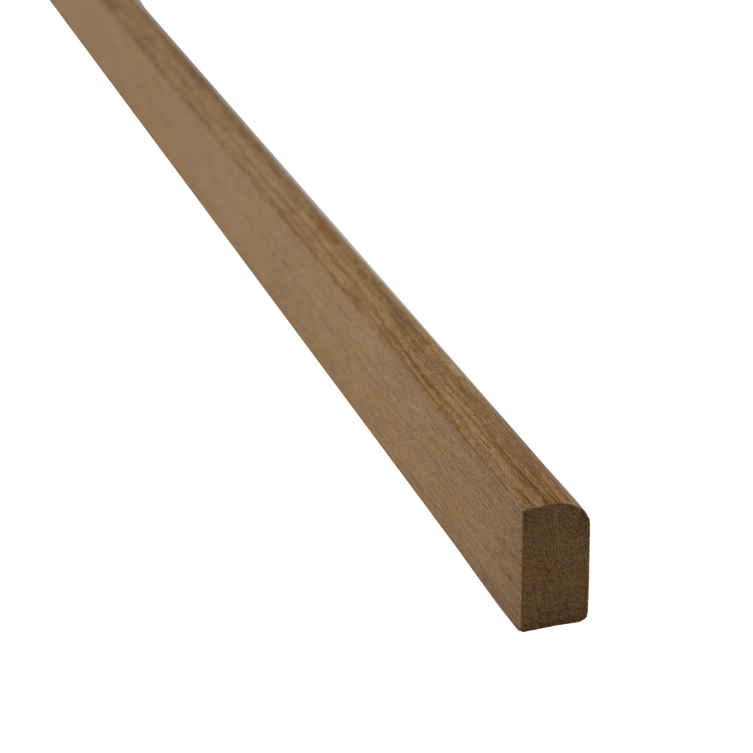 Whitecap 60854 Teak 3/8'' H X 3/4'' W Small Stop Molding - 5' Length