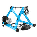 Bike Trainer, Magnetic Bicycle Stationary Stand For Indoor Exercise Riding, 26-29'' & 700C Wheels, Quick Release Skewer & Front 