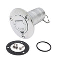 SHENGHUISS Boat Deck Water Fill/Filler 1-1/2 Inch(38mm) with Keyless Flip A Cap 316 Stainless Steel Boat Deck Hardware for Boat,